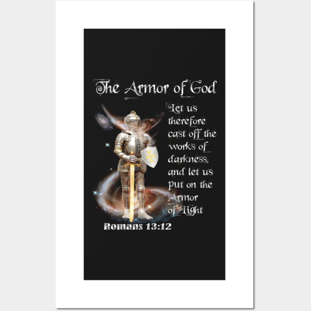 The Armor of The Lord Ephesians 6:11 The Armor of God Wall Art by hispanicworld
